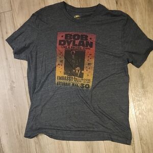 Lucky Brand Charcoal Graphic Bob Dylan Tee - XXL